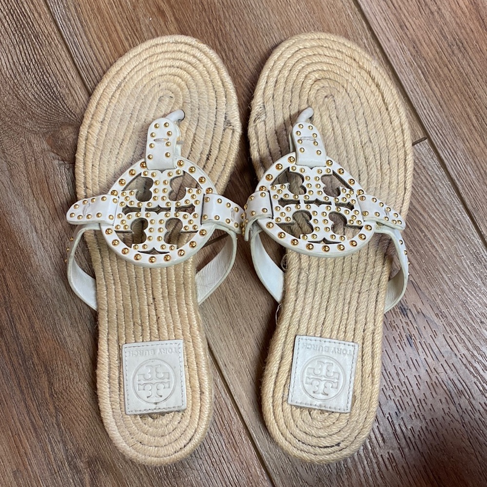 Tory Burch studded sandals. Size 8.5